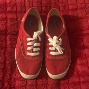 Keds Classic Red Lace Sneakers